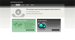 Desktop Screenshot of pixmania-pro.com